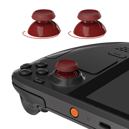 eXtremeRate Steam Deck LCD & OLED対応用交換サムスティック【カーマインレッド】