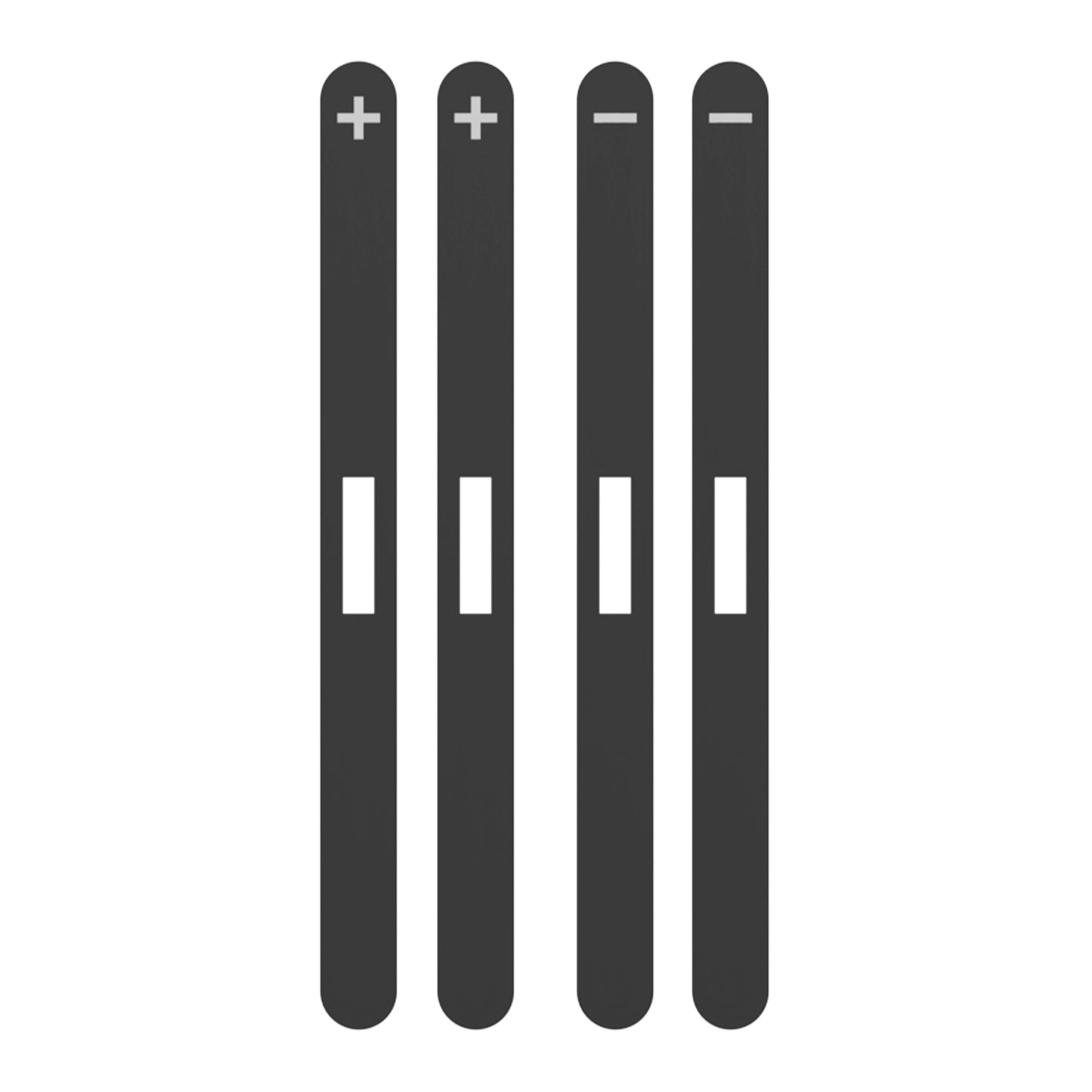 eXtremeRate Replacement Side Rail Slot Stickers for Nintendo Switch 2 (Dark Gray)