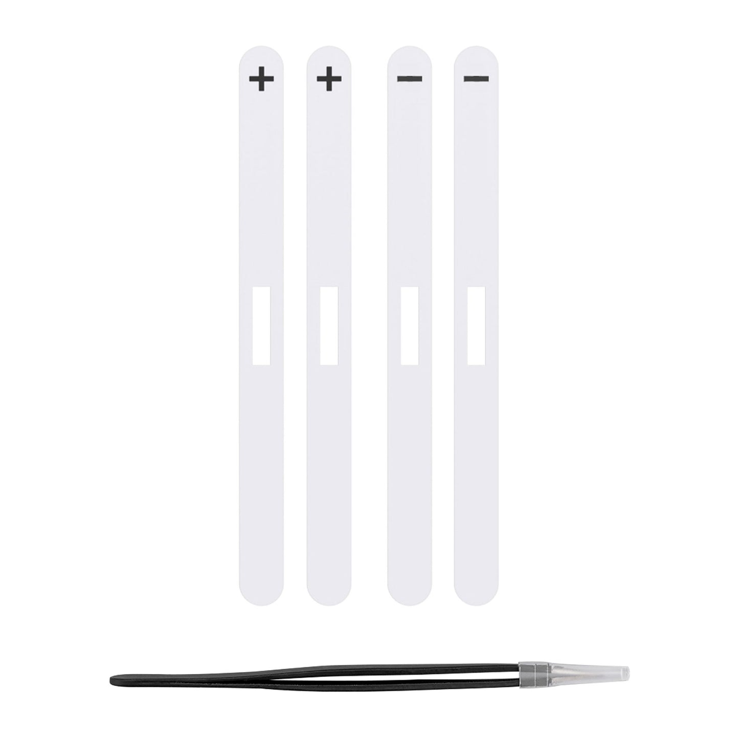 eXtremeRate Replacement Side Rail Slot Stickers for Nintendo Switch 2 (White)