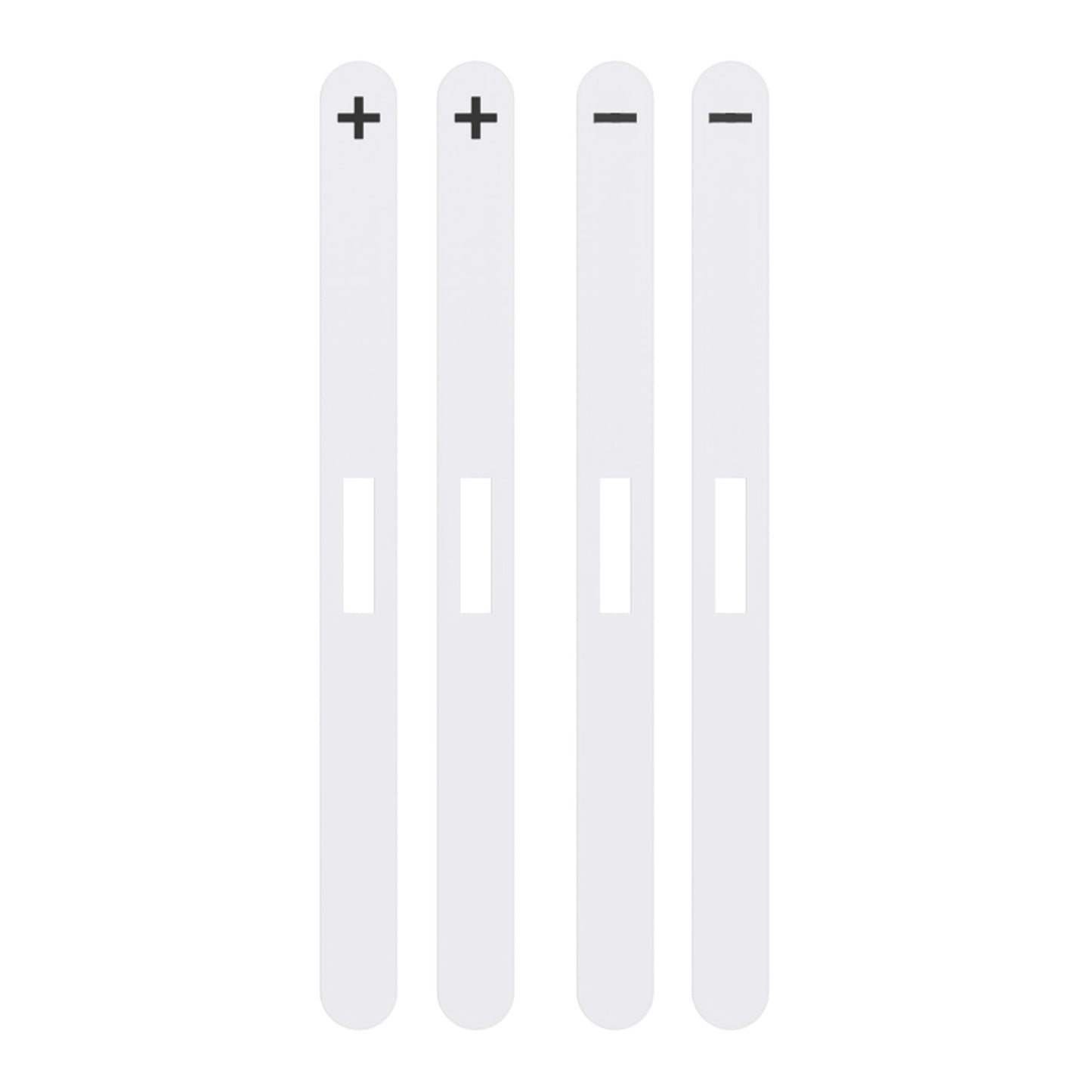 eXtremeRate Replacement Side Rail Slot Stickers for Nintendo Switch 2 (White)