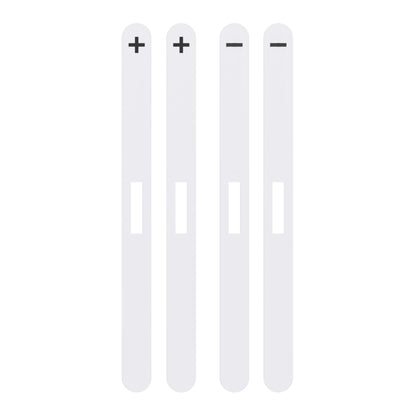 eXtremeRate Replacement Side Rail Slot Stickers for Nintendo Switch 2 (White)
