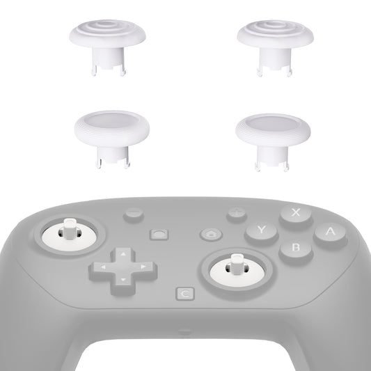 eXtremeRate Nintendo Switch 2 Proコントローラー対応 ThumbsGear 交換式エルゴノミックサムスティック【ホワイト】