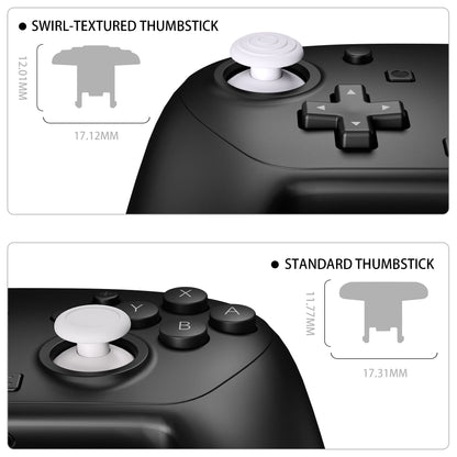 eXtremeRate Nintendo Switch 2 Proコントローラー対応 ThumbsGear 交換式エルゴノミックサムスティック【ホワイト】