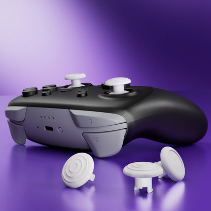 eXtremeRate Nintendo Switch 2 Proコントローラー対応 ThumbsGear 交換式エルゴノミックサムスティック【ホワイト】