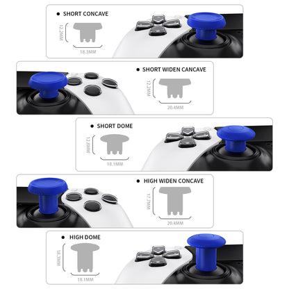 eXtremeRate ThumbsGear PS5 edgeコントローラー対応用交換可能なサムスティック【ブルー】