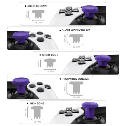 eXtremeRate ThumbsGear PS5 edgeコントローラー対応用交換可能なサムスティック【パープル】