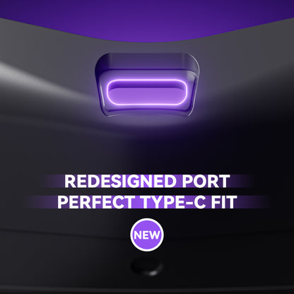 eXtremeRate PS4 Slim ProコントローラーJDM-040/050/055対応用 Type-Cバージョン ボトムシェル【テクスチャードブラック】