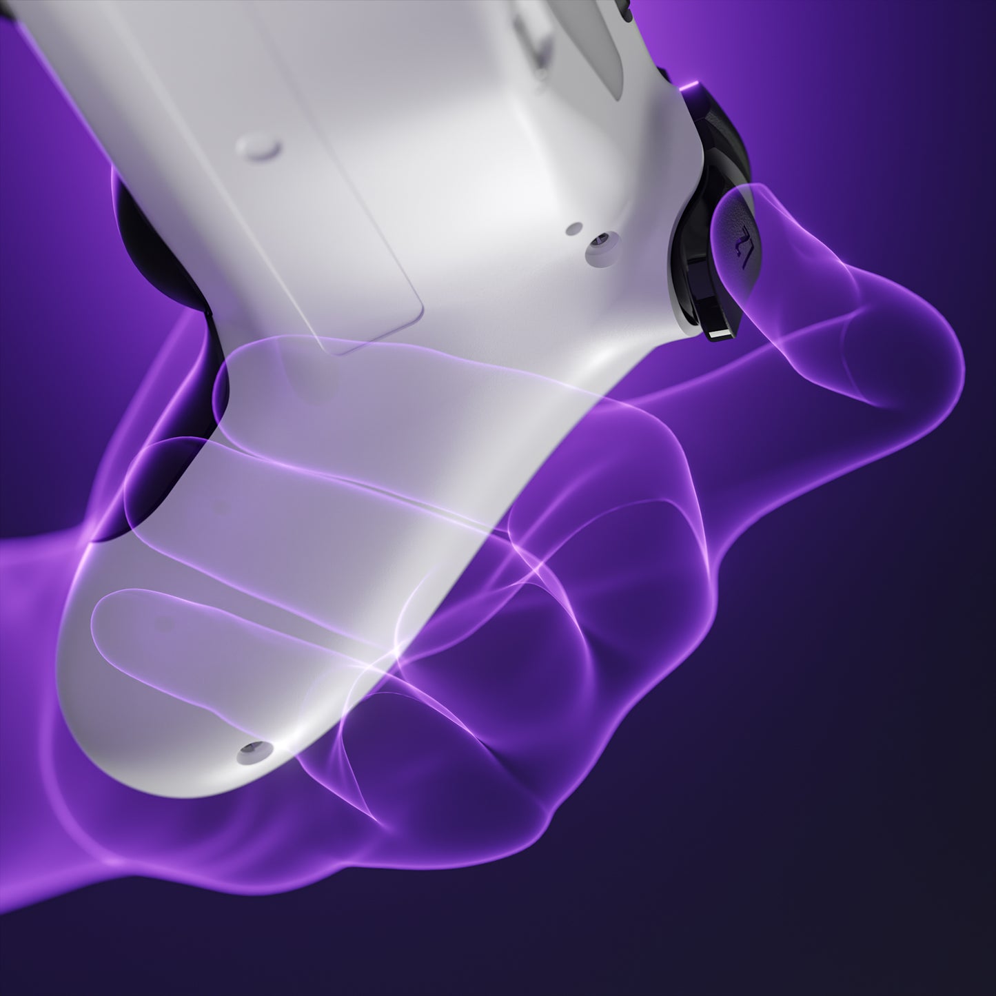 eXtremeRate PS4 Slim ProコントローラーJDM-040/050/055対応用 Type-Cバージョン ボトムシェル【ホワイト】