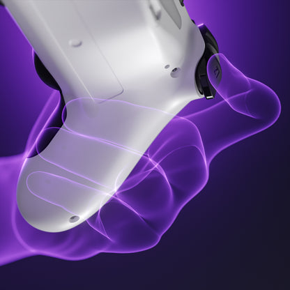 eXtremeRate PS4 Slim ProコントローラーJDM-040/050/055対応用 Type-Cバージョン ボトムシェル【ホワイト】