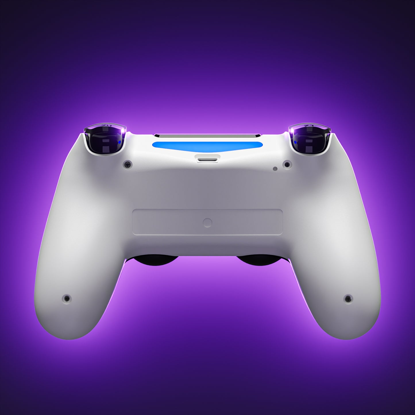 eXtremeRate PS4 Slim ProコントローラーJDM-040/050/055対応用 Type-Cバージョン ボトムシェル【ホワイト】