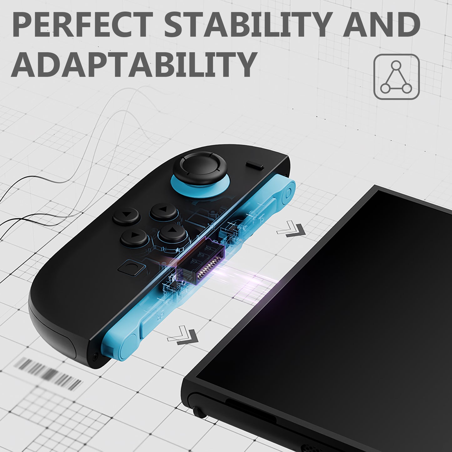 eXtremeRate Joy-Con 2対応 ZL ZR ボタン交換用タクタイルスイッチ フレックスリボンケーブル、Nintendo Switch 2対応 カスタム 左右コントローラー用 充電コネクタ メスソケット FPC ケーブル 修理パーツ