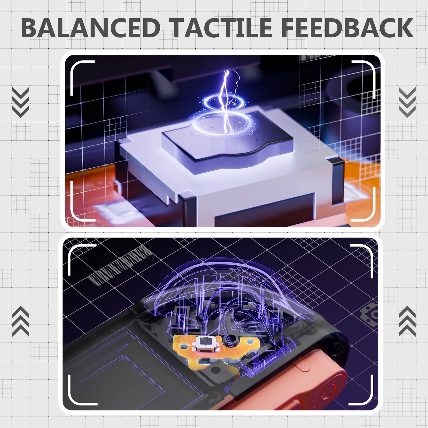 eXtremeRate Joy-Con 2対応 ZL ZR ボタン交換用タクタイルスイッチ フレックスリボンケーブル、Nintendo Switch 2対応 カスタム 左右コントローラー用 充電コネクタ メスソケット FPC ケーブル 修理パーツ