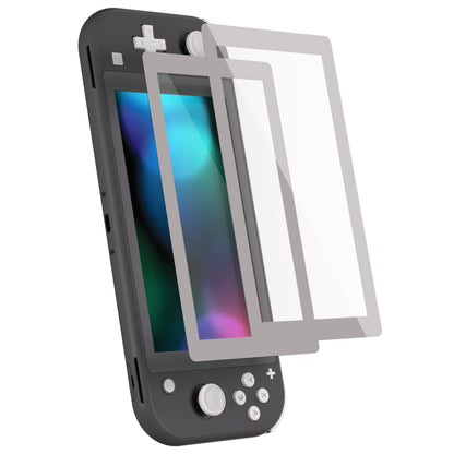 eXtremeRate Nintendo Switch Lite用2枚セット傷防止透明HD強化ガラススクリーン保護フィルム【レギュラーグレー】