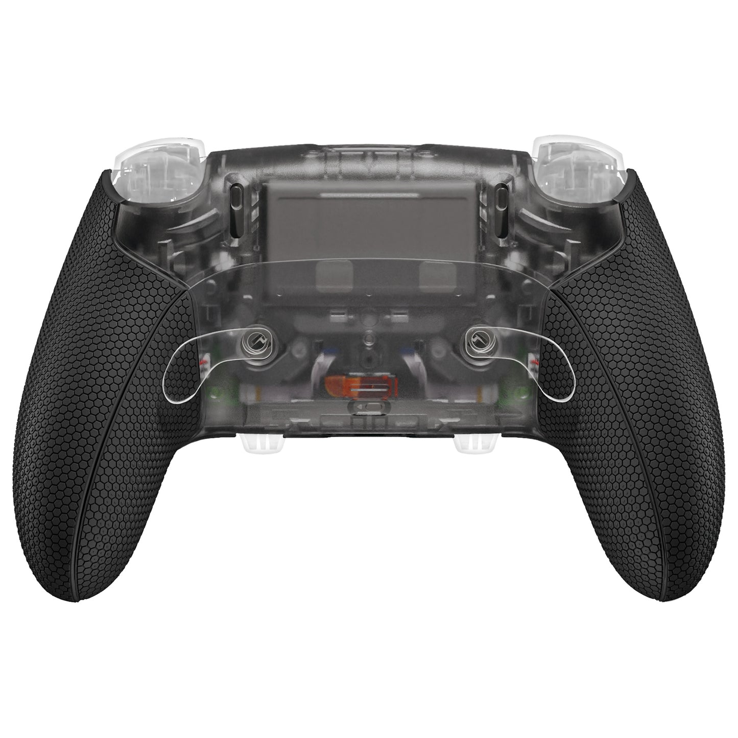 eXtremeRate Beyond-ARC Bottom Shell Kit for PS5 Edge Controller (Clear & Black)