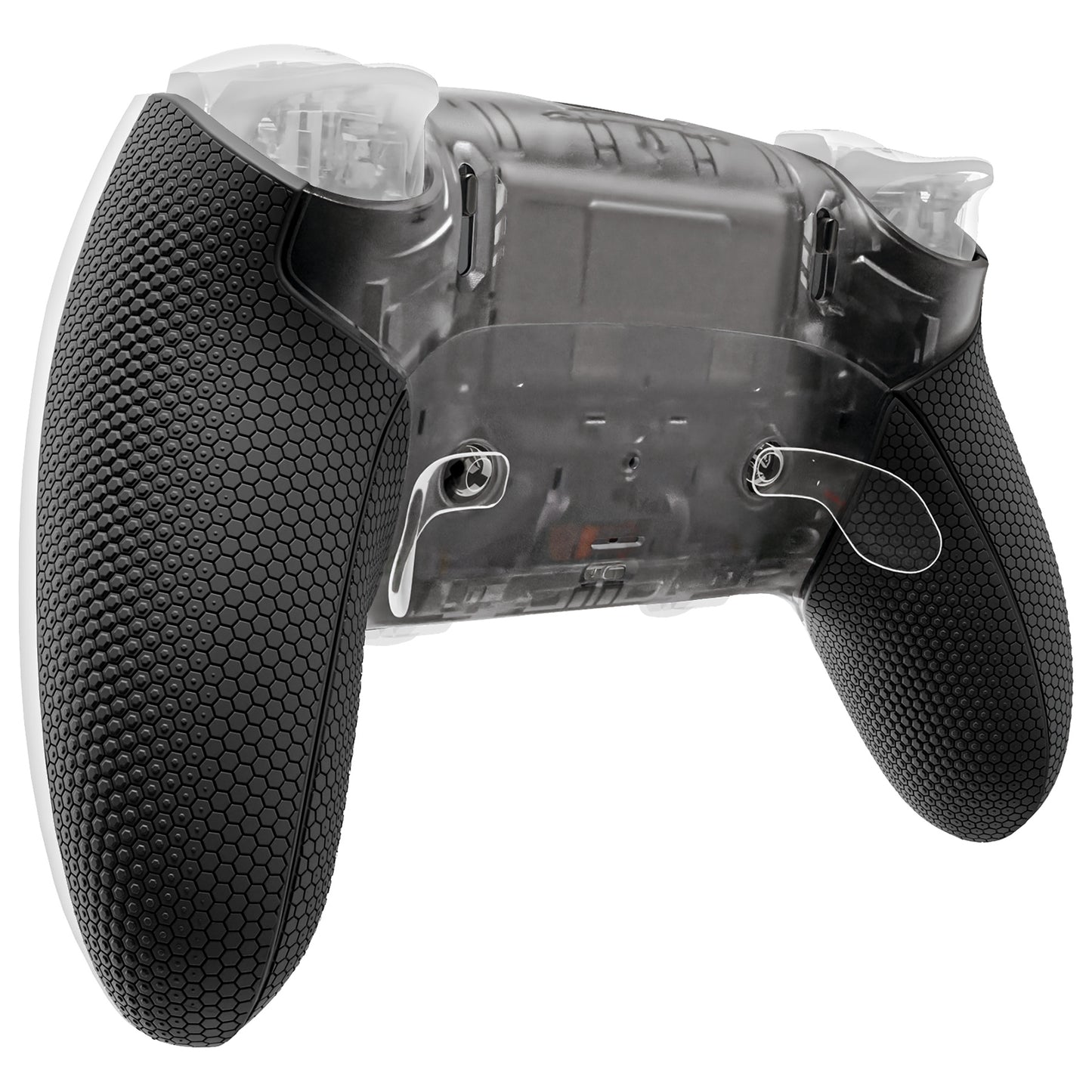 eXtremeRate Beyond-ARC Bottom Shell Kit for PS5 Edge Controller (Clear & Black)