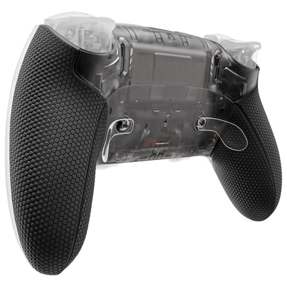 eXtremeRate Beyond-ARC Bottom Shell Kit for PS5 Edge Controller (Clear & Black)