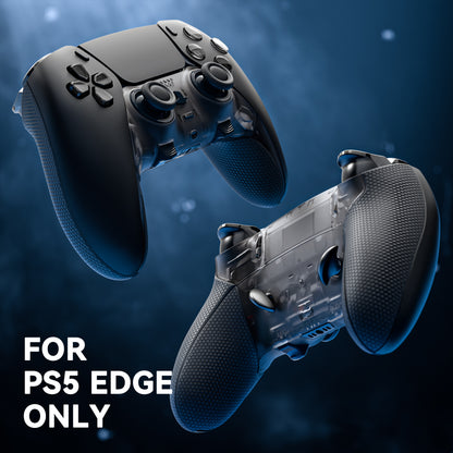 eXtremeRate Beyond-ARC Bottom Shell Kit for PS5 Edge Controller (Clear & Black)
