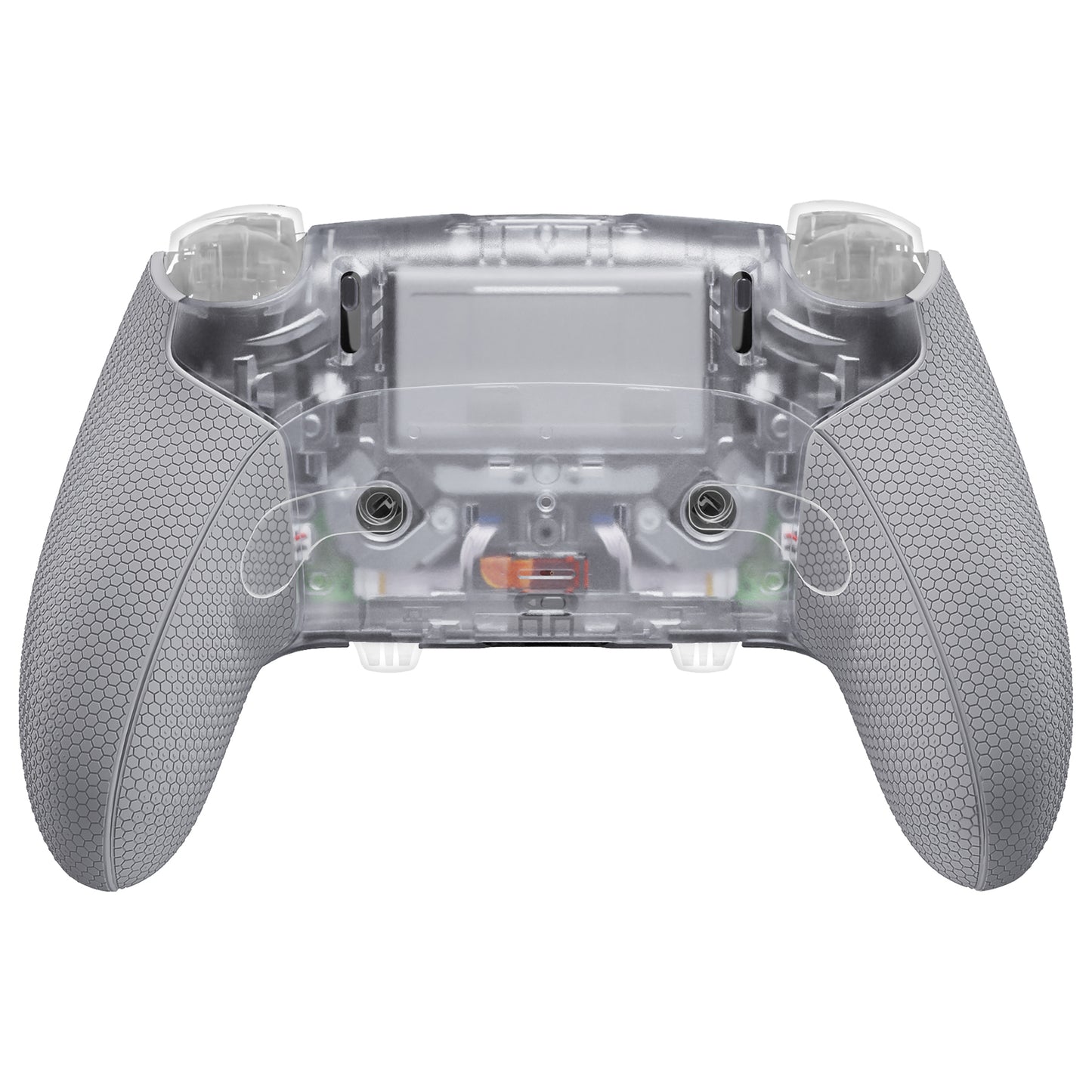 eXtremeRate Beyond-ARC Bottom Shell Kit for PS5 Edge Controller (Clear & Gray)