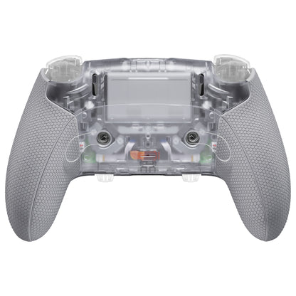 eXtremeRate Beyond-ARC Bottom Shell Kit for PS5 Edge Controller (Clear & Gray)