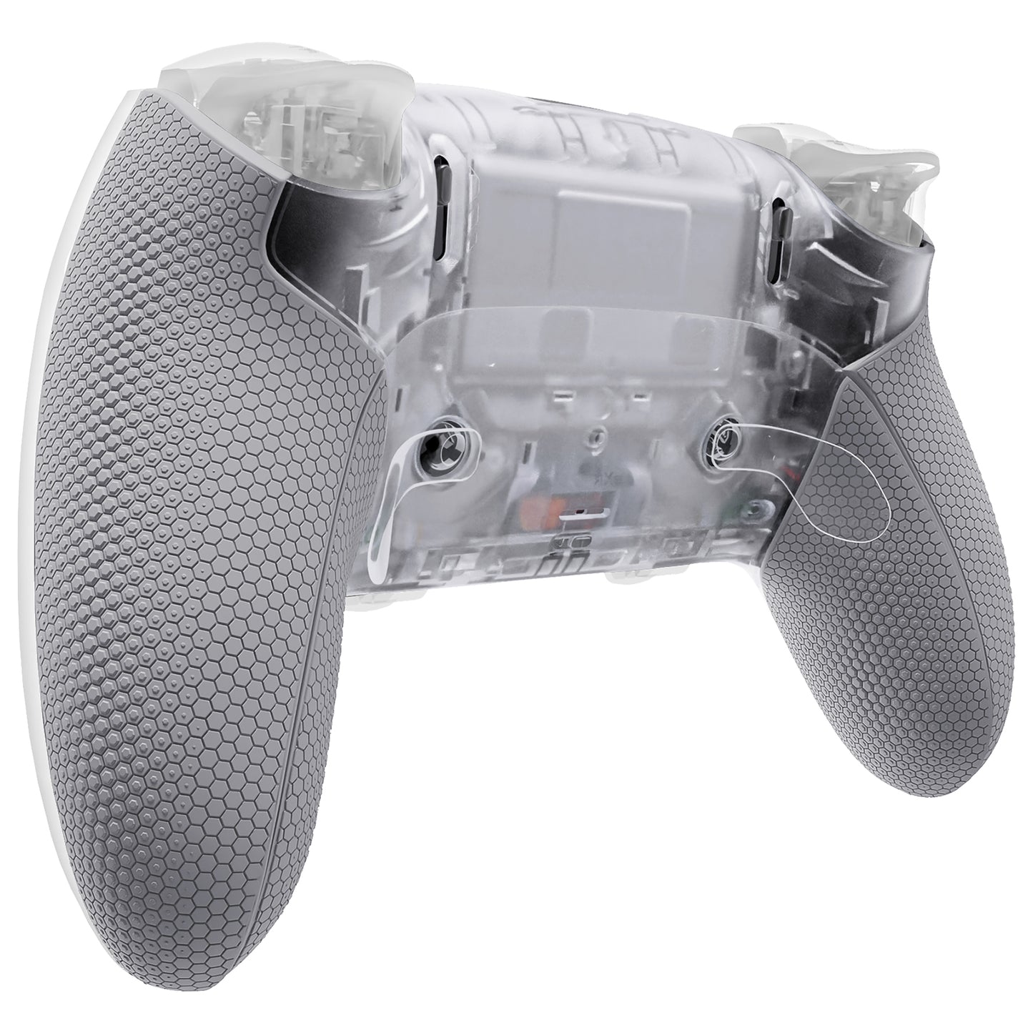 eXtremeRate Beyond-ARC Bottom Shell Kit for PS5 Edge Controller (Clear & Gray)
