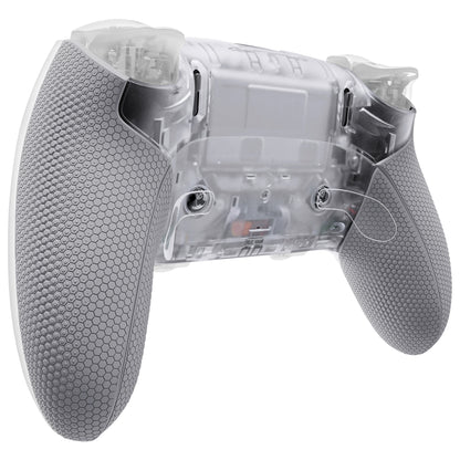 eXtremeRate Beyond-ARC Bottom Shell Kit for PS5 Edge Controller (Clear & Gray)