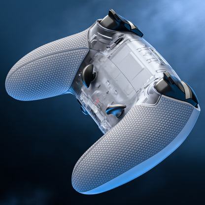 eXtremeRate Beyond-ARC Bottom Shell Kit for PS5 Edge Controller (Clear & Gray)