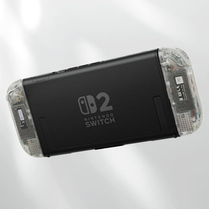 eXtremeRate Nintendo Switch 2対応ジョイコン交換フルセットシェルケース、ボタン付き - デラックス版【暗闇で光る-グリーン】