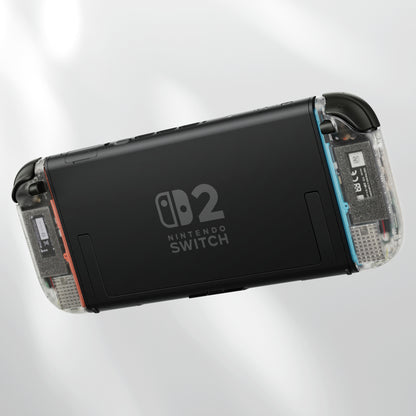 eXtremeRate Nintendo Switch 2対応ジョイコン交換フルセットシェルケース、ボタン付き - エッセンス版【暗闇で光る-グリーン】