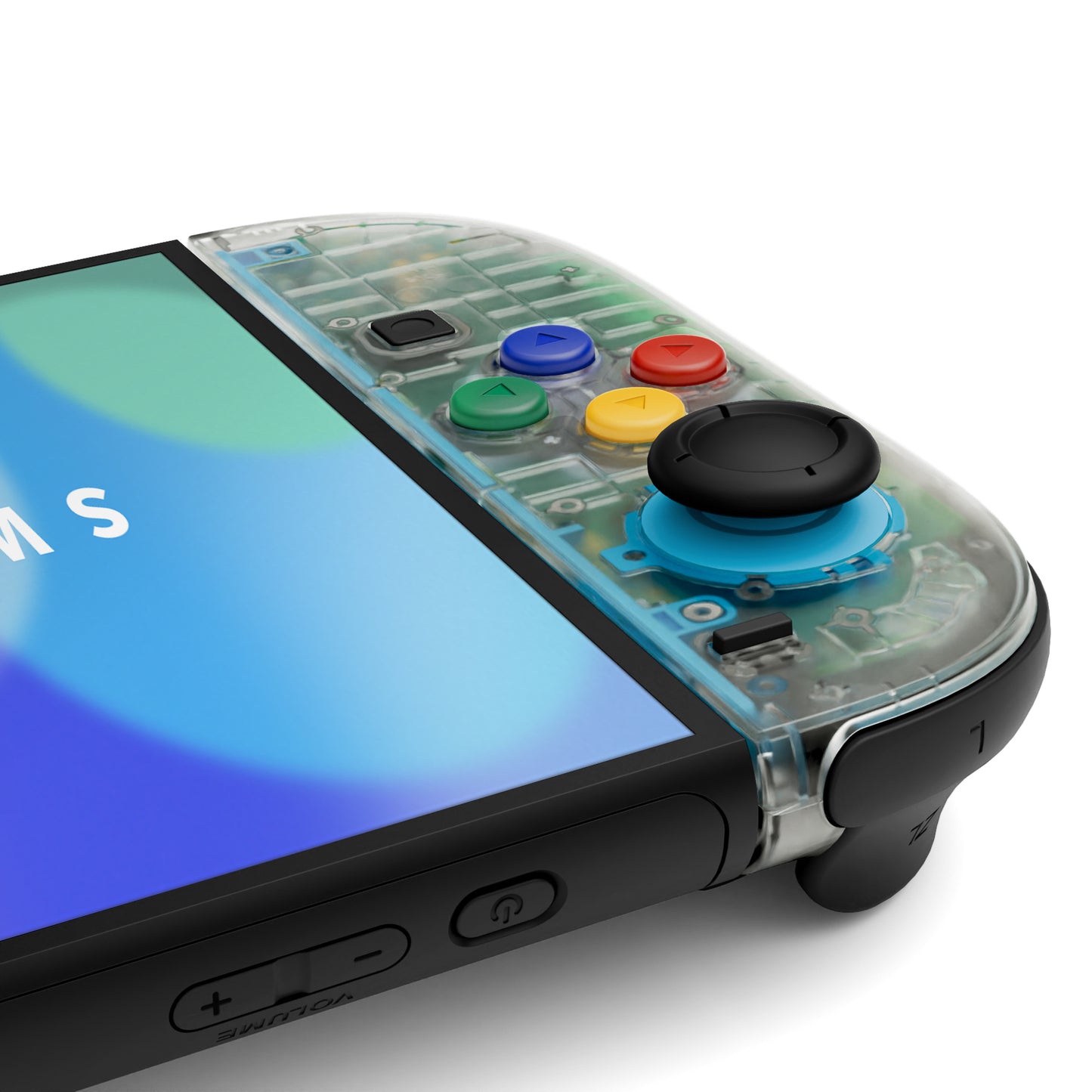 eXtremeRate Nintendo Switch 2対応ジョイコン交換フルセットシェルケース、ボタン付き - エッセンス版【暗闇で光る-グリーン】