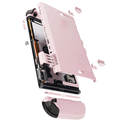 eXtremeRate Nintendo Switch 2対応交換フルセットシェル＆ボタン - デラックス版【チェリーブロッサムピンク】