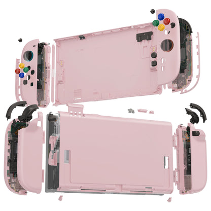 eXtremeRate Nintendo Switch 2対応交換フルセットシェル＆ボタン - デラックス版【チェリーブロッサムピンク】