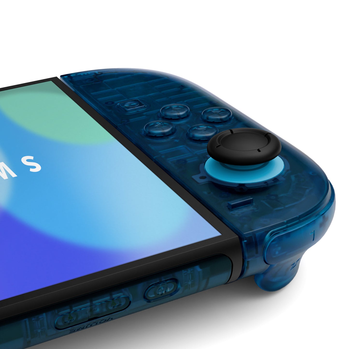 eXtremeRate Nintendo Switch 2対応交換フルセットシェル＆ボタン - デラックス版【クリアブルー】