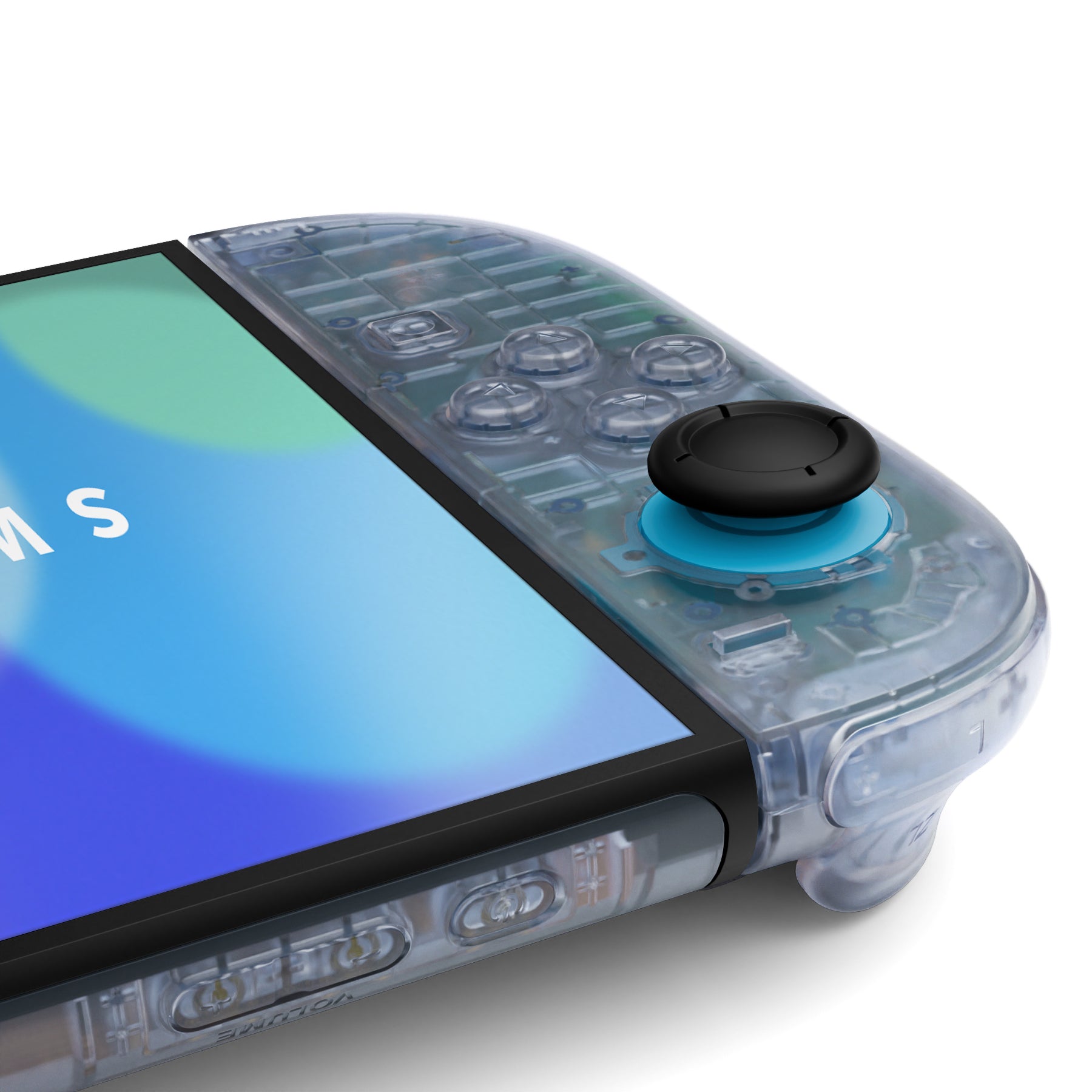 Nintendo Switch 本体のみ　クリアシェル　カスタム カスタム透明シェル,クリアケース,ボタン付き,Nintendo Switch用