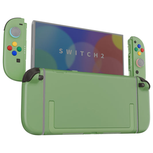 eXtremeRate Nintendo Switch 2対応交換フルセットシェル＆ボタン - デラックス版【抹茶グリーン】