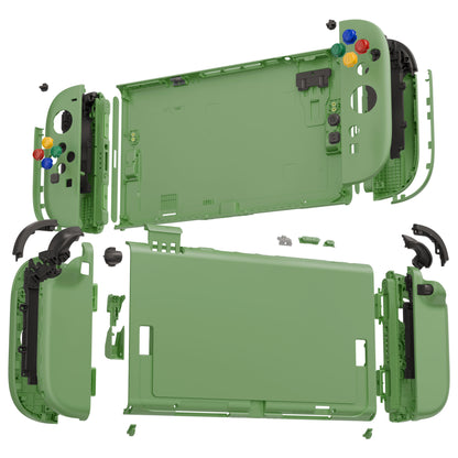 eXtremeRate Nintendo Switch 2対応交換フルセットシェル＆ボタン - デラックス版【抹茶グリーン】