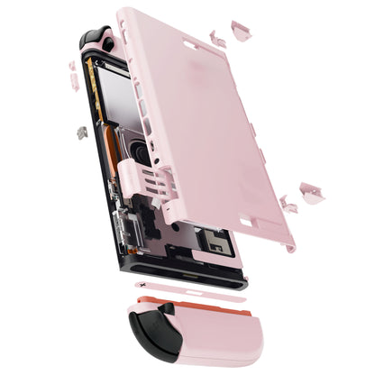 eXtremeRate Nintendo Switch 2対応交換フルセットシェル＆ボタン - エッセンス版【チェリーブロッサムピンク】