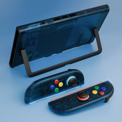 eXtremeRate Nintendo Switch 2対応交換フルセットシェル＆ボタン - エッセンス版【クリアブルー】