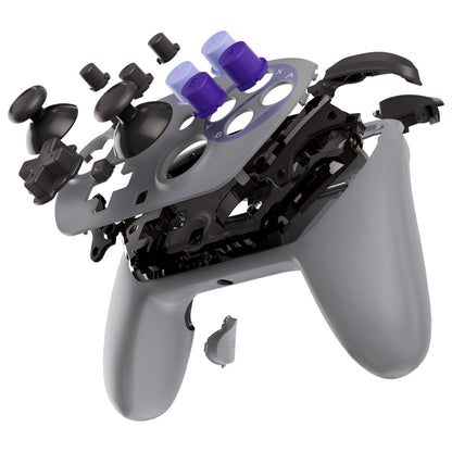 eXtremeRate DIY Replacement Full Set of Shells and Buttons for Nintendo Switch 2 Pro Controller (SNES Style)
