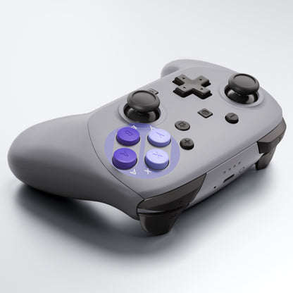 eXtremeRate DIY Replacement Full Set of Shells and Buttons for Nintendo Switch 2 Pro Controller (SNES Style)