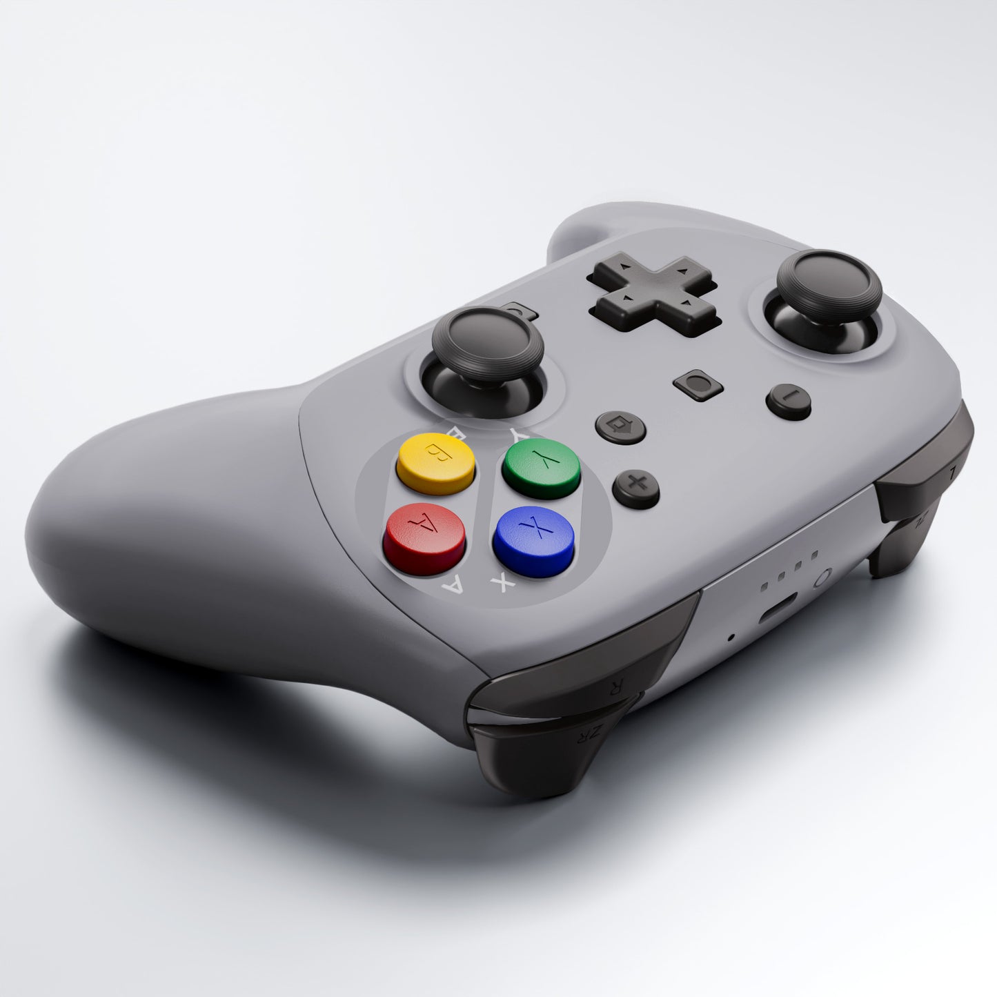 eXtremeRate Nintendo Switch 2 Pro コントローラーに対応DIY交換用フルセットシェル ボタン【スーファミクラシックEUスタイル】
