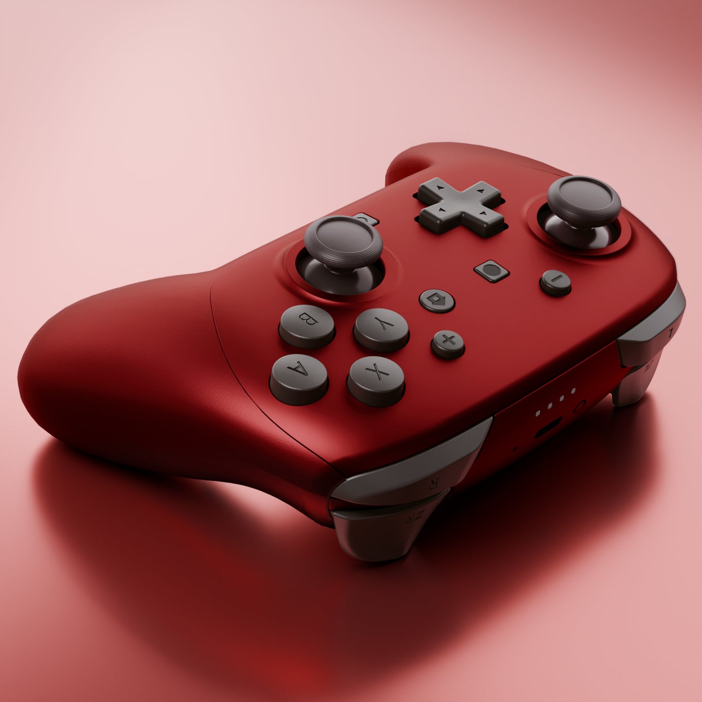 eXtremeRate Nintendo Switch 2 Pro コントローラーに対応DIY交換用フルセットシェル ボタン【スカーレットレッド】