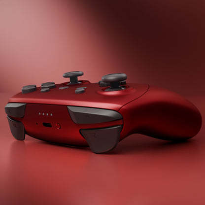 eXtremeRate Nintendo Switch 2 Pro コントローラーに対応DIY交換用フルセットシェル ボタン【スカーレットレッド】