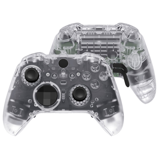 eXtremeRate Xbox One Elite Series 2&Elite 2 Coreコントローラー（モデル1797）用交換  フルセットシェル＆ボタン【クリア】