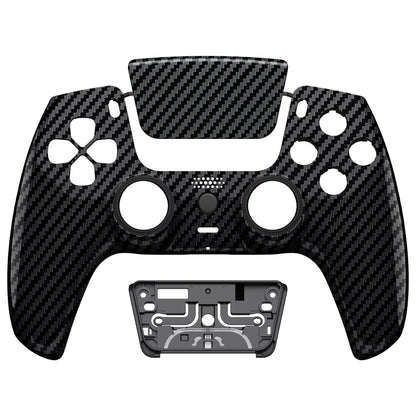 eXtremeRate PS5コントローラーBDM-010/020/030/040/050対応LUNA再設計交換対応用フロントシェル＆タッチパッド【グラファイトカーボンファイバー】