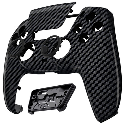 eXtremeRate PS5コントローラーBDM-010/020/030/040/050対応LUNA再設計交換対応用フロントシェル＆タッチパッド【グラファイトカーボンファイバー】