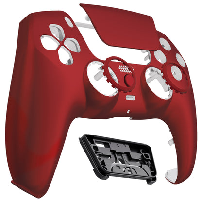 eXtremeRate PS5コントローラーBDM-010/020/030/040/050/060対応LUNA再設計交換対応用フロントシェル＆タッチパッド【スカーレットレッド】