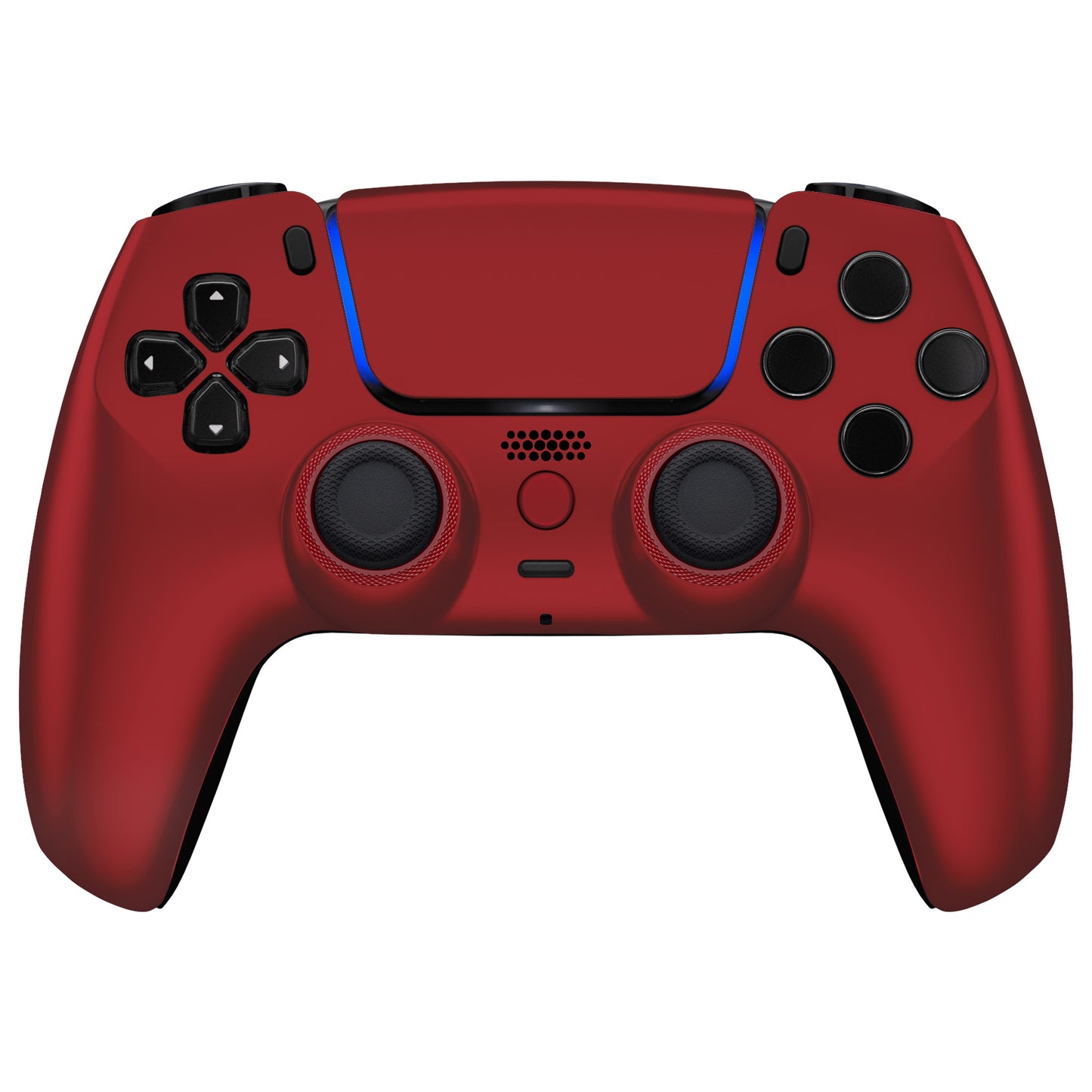 eXtremeRate PS5コントローラーBDM-010/020/030/040/050/060対応LUNA再設計交換対応用フロントシェル＆タッチパッド【スカーレットレッド】
