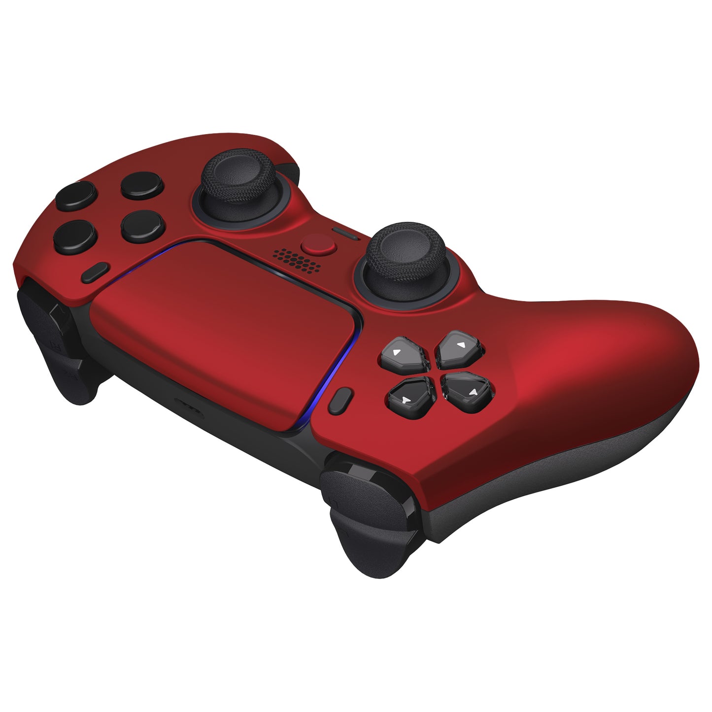 eXtremeRate PS5コントローラーBDM-010/020/030/040/050/060対応LUNA再設計交換対応用フロントシェル＆タッチパッド【スカーレットレッド】