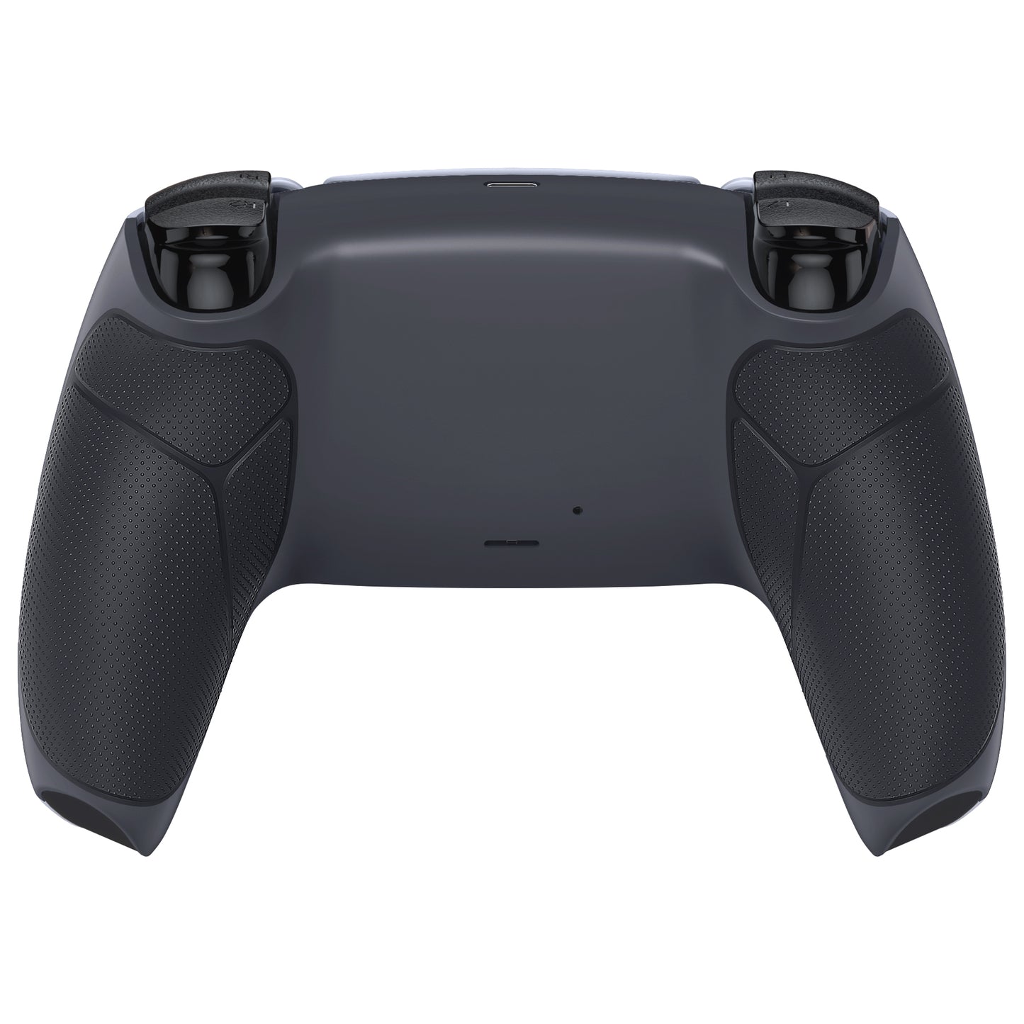 eXtremeRate PS5コントローラーBDM-010/020/030/040/050対応パフォーマンスグリップ交換対応用バックハウジングボトムシェル【ラバー付き灰白&クラシックグレー】