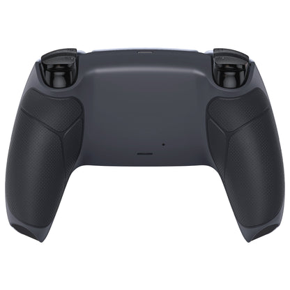eXtremeRate PS5コントローラーBDM-010/020/030/040/050対応パフォーマンスグリップ交換対応用バックハウジングボトムシェル【ラバー付き灰白&クラシックグレー】